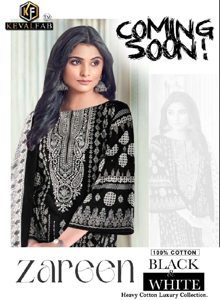 ZAREEN BLACK & WHITE by KEVAl